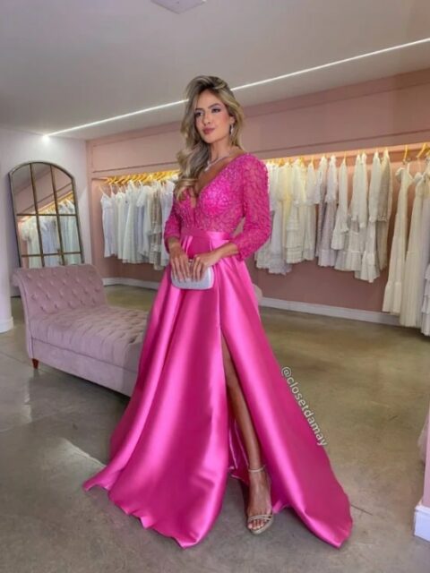 Que cor de sapato combina com vestido rosa pink e fúcsia? – Margarida Rosa