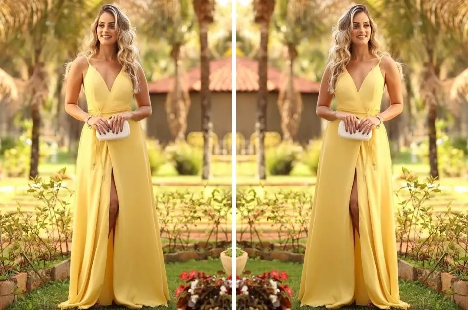 8 cores de sapatos que combinam com o teu vestido amarelo