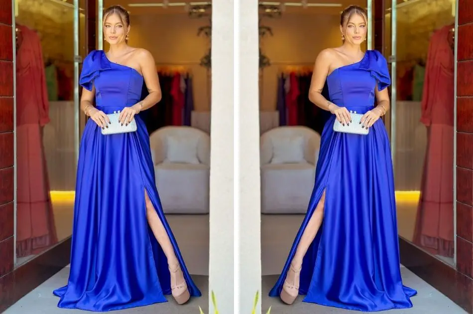 40 ideias de vestidos azul royal para madrinhas e convidadas