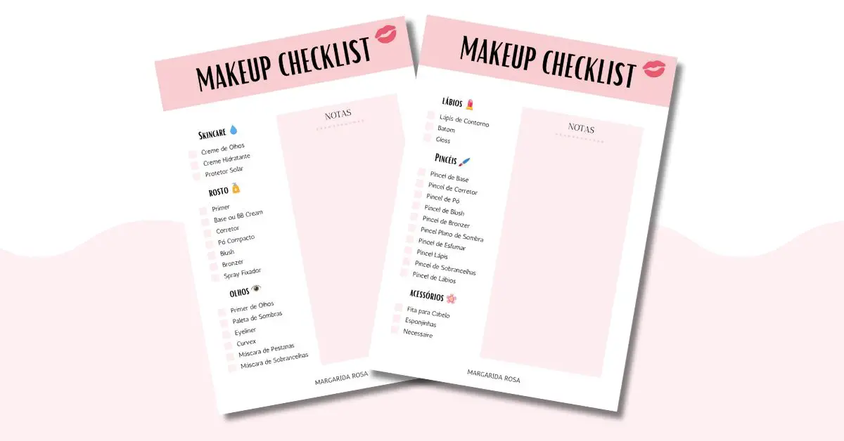 Checklist de Makeup: indispensáveis para uma rotina simples